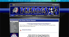 Desktop Screenshot of icedogshockey.org